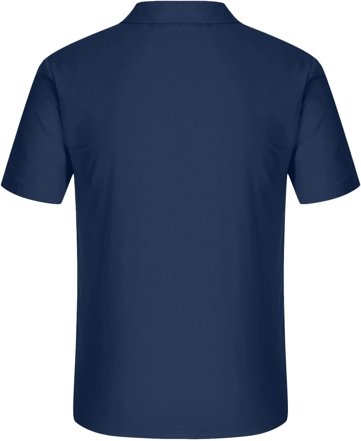 Mens Shirts 2024 Summer Cotton Linen Casual Beach T Shirts Button Down Short Sleeve Men Big and Tall Regular Fit Tops