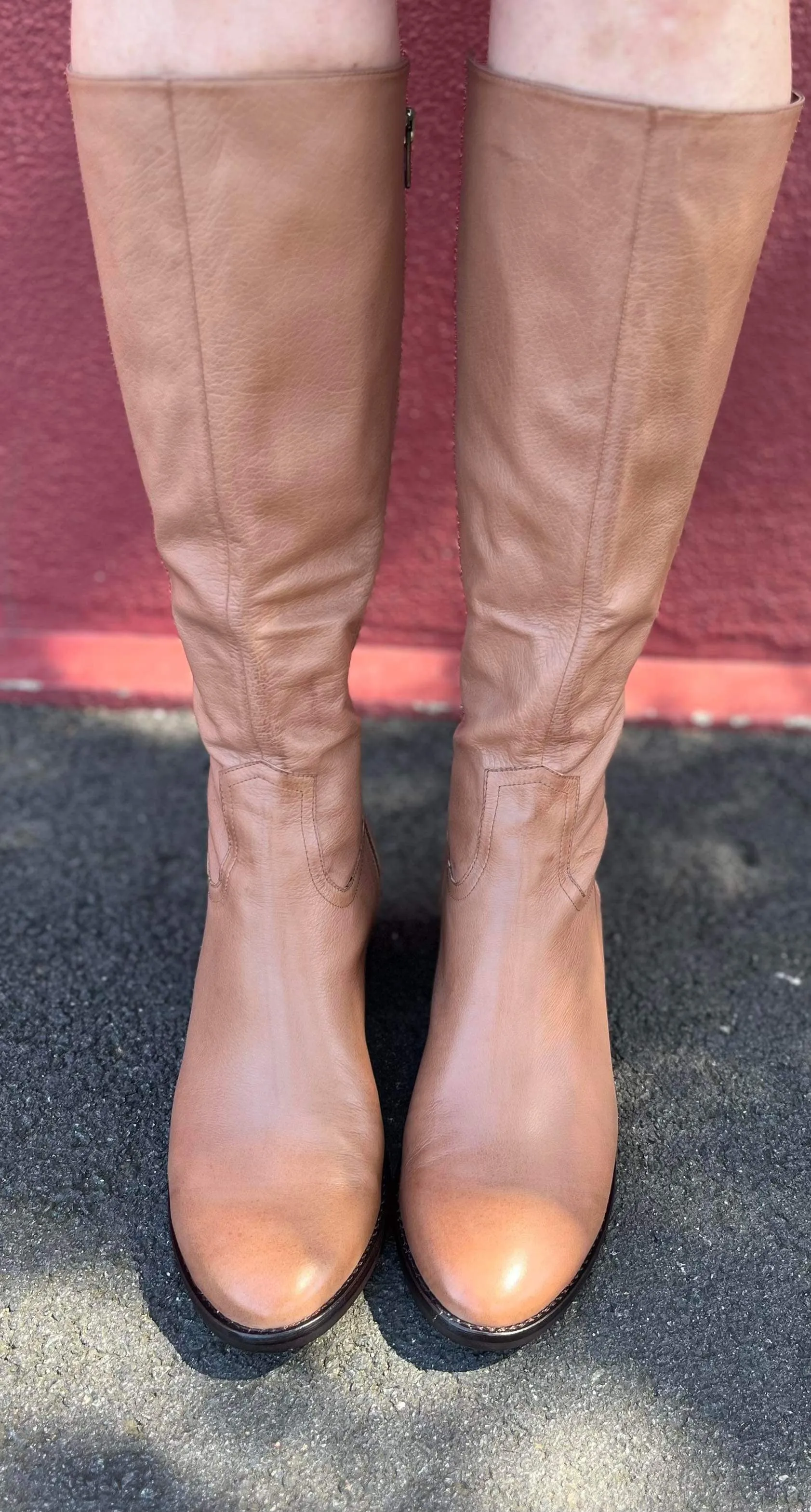 Pector Long Boots - Cognac
