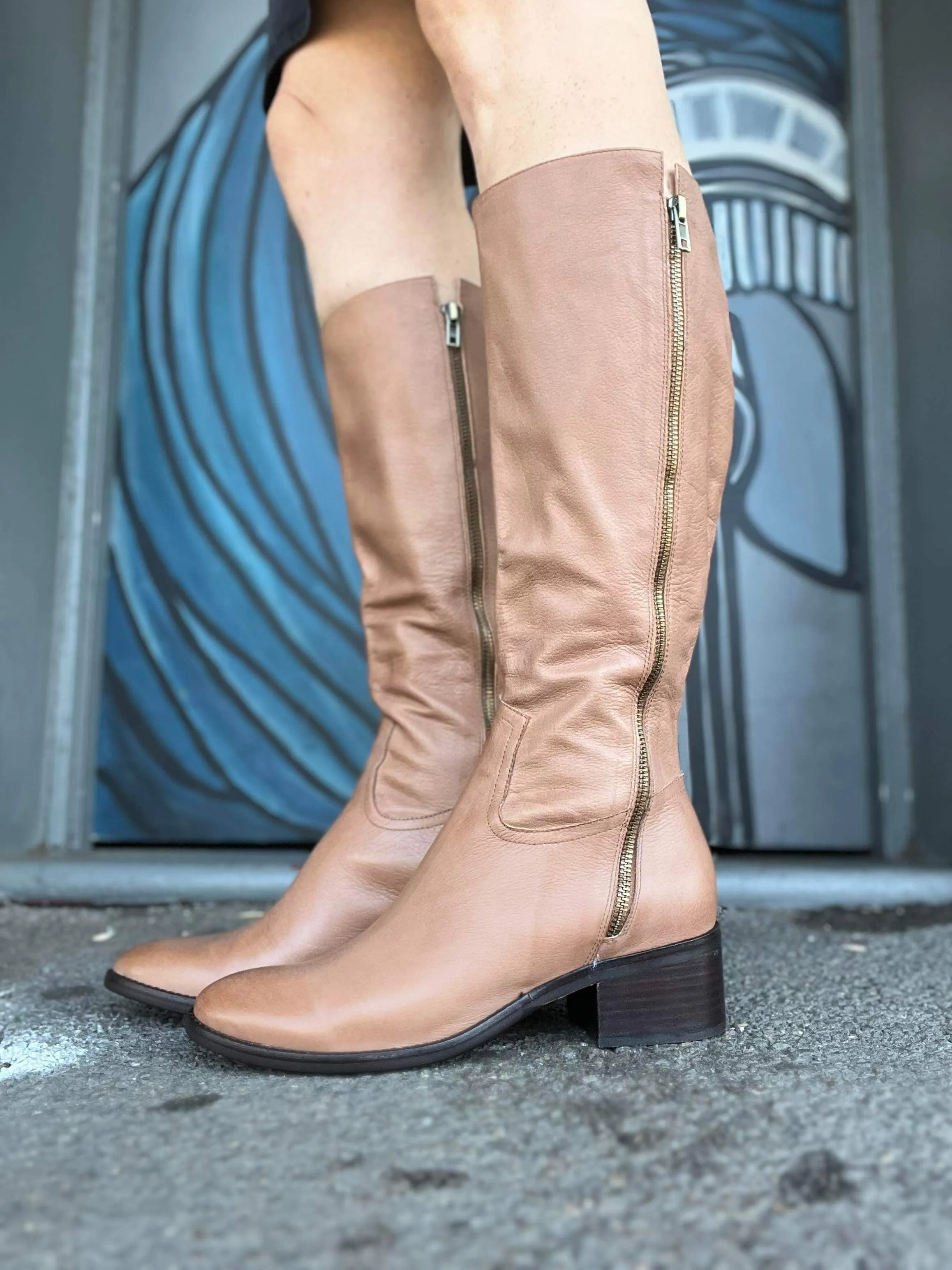 Pector Long Boots - Cognac