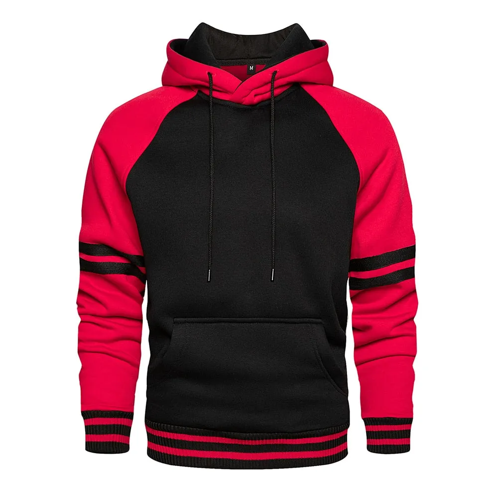 West Louis Thick Pure Color Velvet Fabrics Hoodie