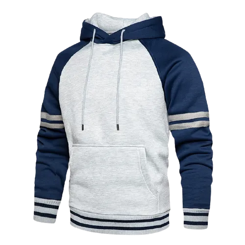 West Louis Thick Pure Color Velvet Fabrics Hoodie
