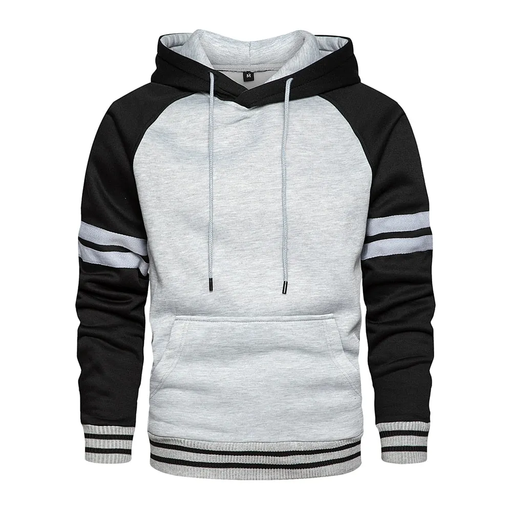 West Louis Thick Pure Color Velvet Fabrics Hoodie